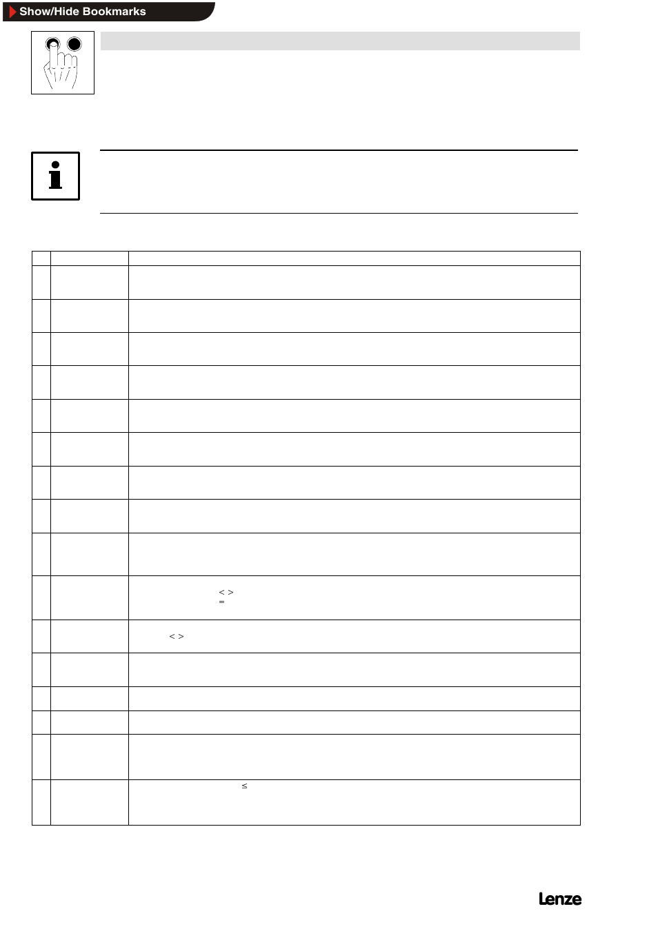 4 status word, Status word, Parameter setting | Lenze 2131IB User Manual | Page 43 / 60