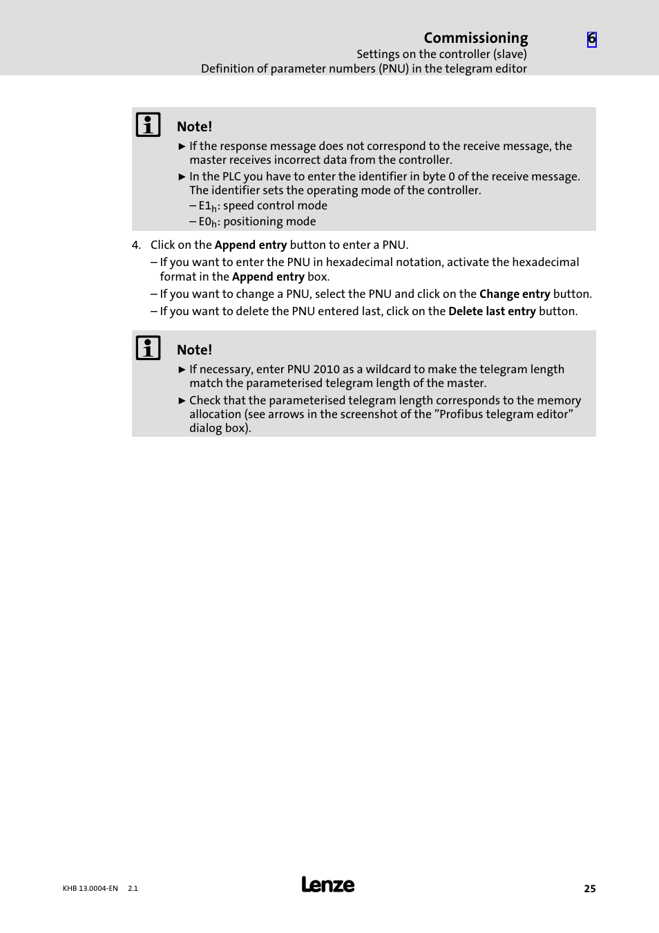 Lenze 931K User Manual | Page 25 / 76