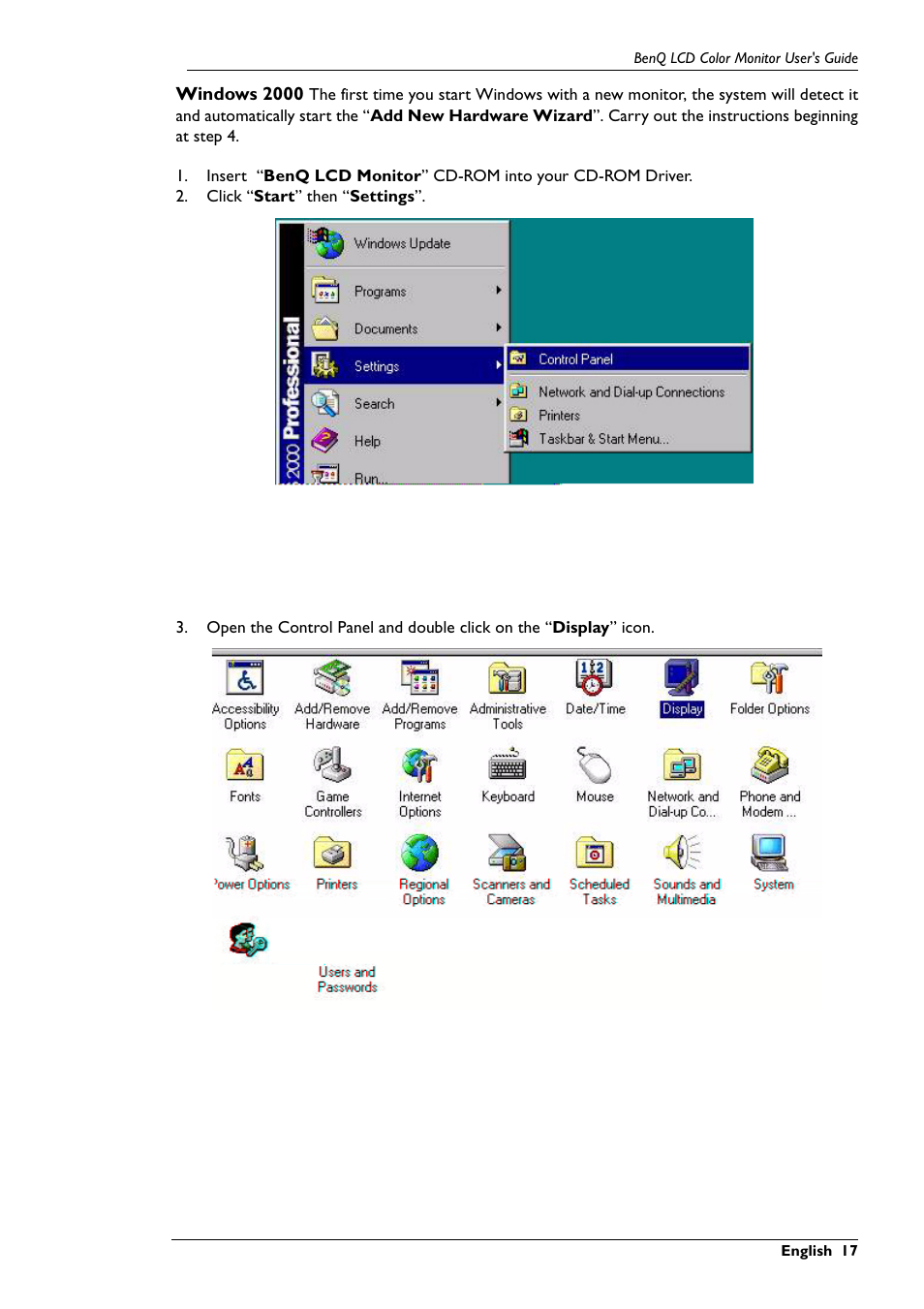 BenQ FP767 User Manual | Page 18 / 47
