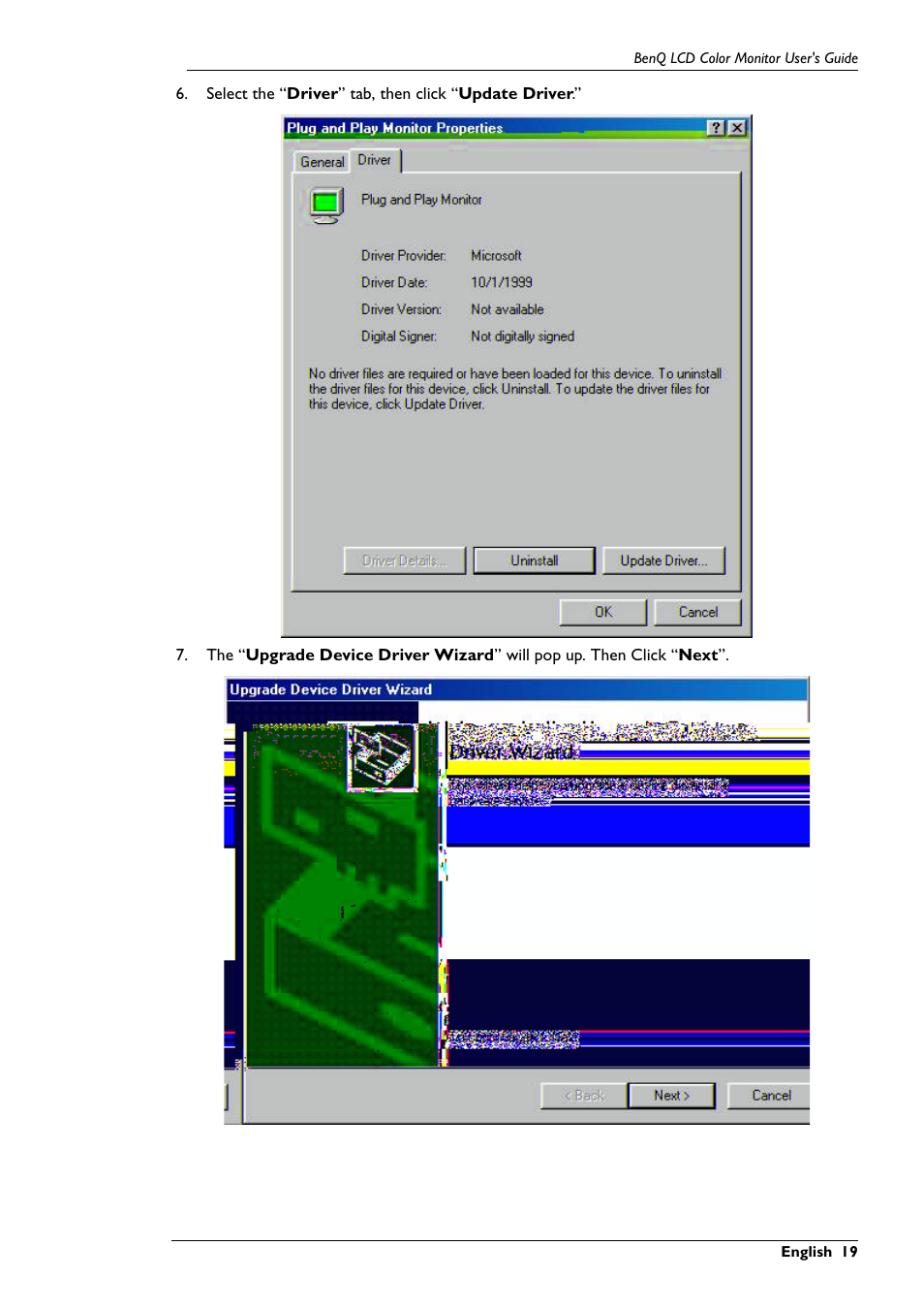 BenQ FP767 User Manual | Page 20 / 47
