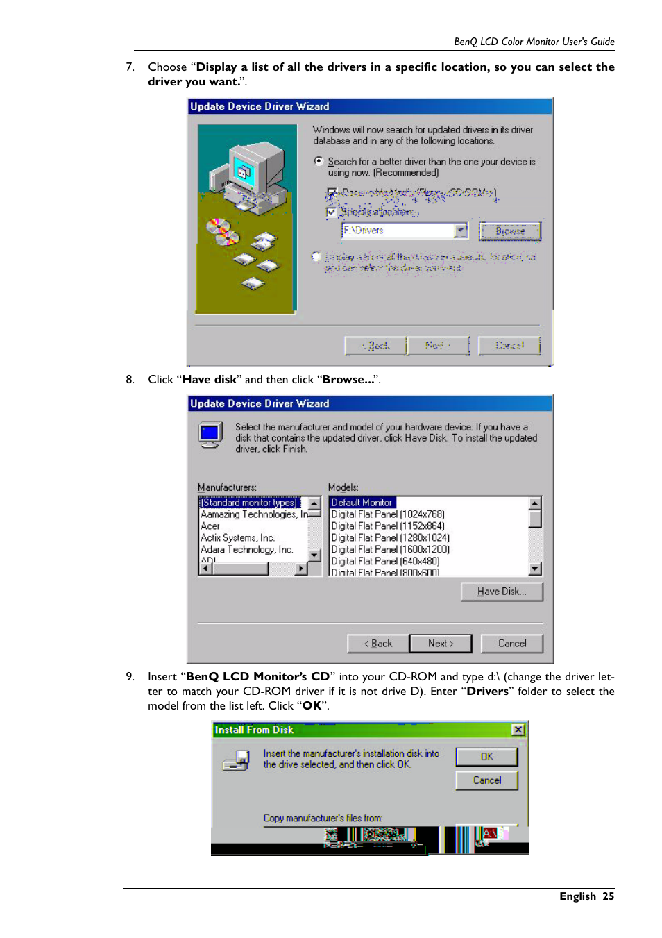 BenQ FP767 User Manual | Page 26 / 47