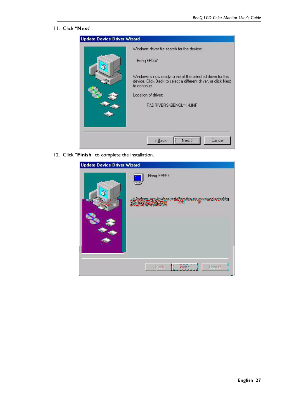 BenQ FP767 User Manual | Page 28 / 47