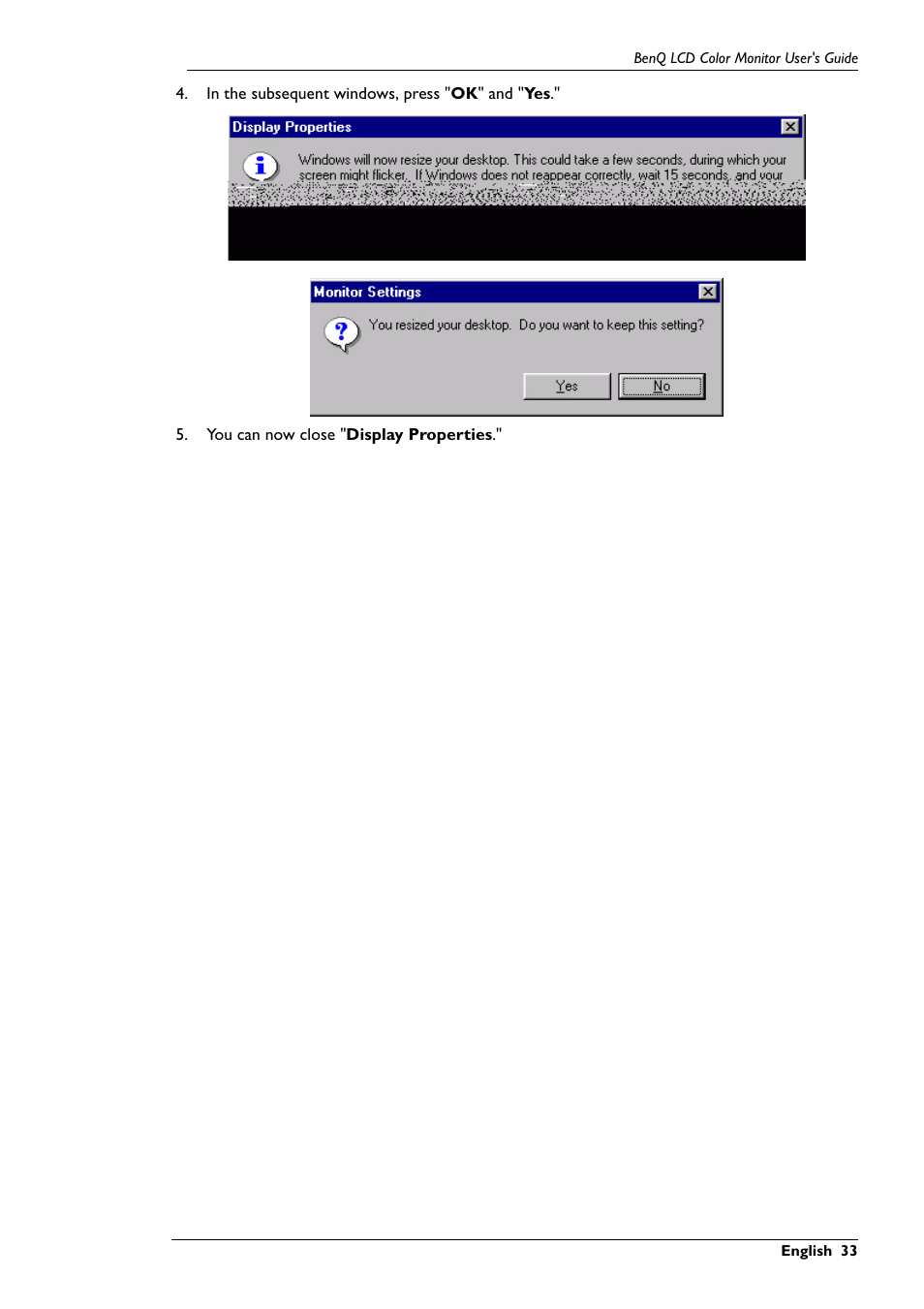 BenQ FP767 User Manual | Page 34 / 47