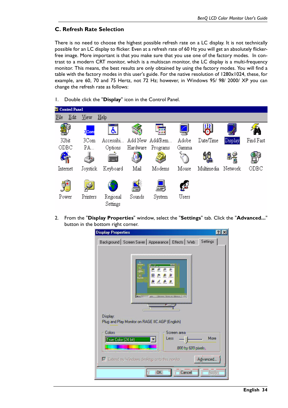 BenQ FP767 User Manual | Page 35 / 47