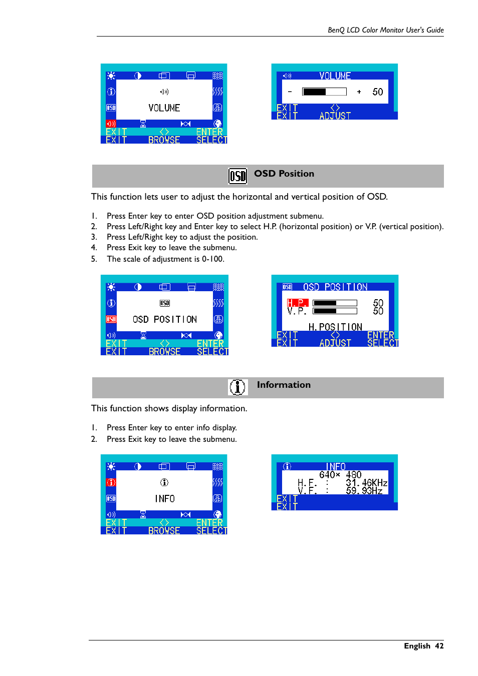 BenQ FP767 User Manual | Page 43 / 47