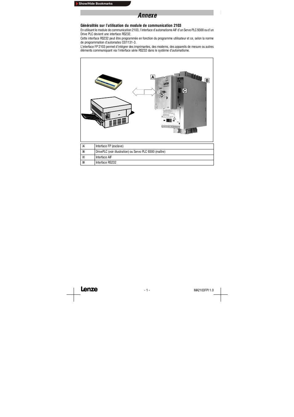 Annexe | Lenze EMF2103IB User Manual | Page 15 / 15