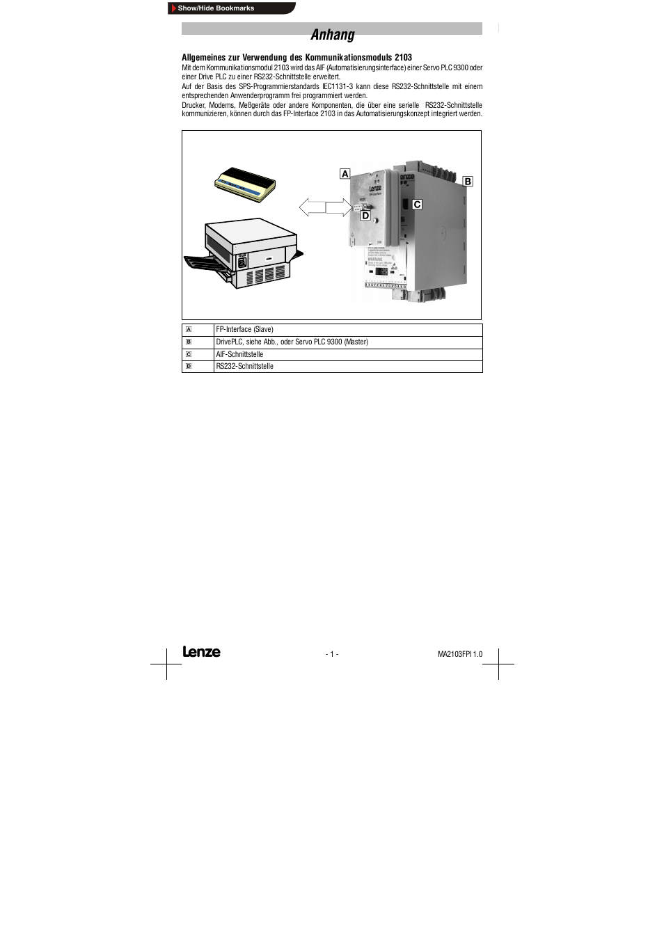 Anhang | Lenze EMF2103IB User Manual | Page 5 / 15