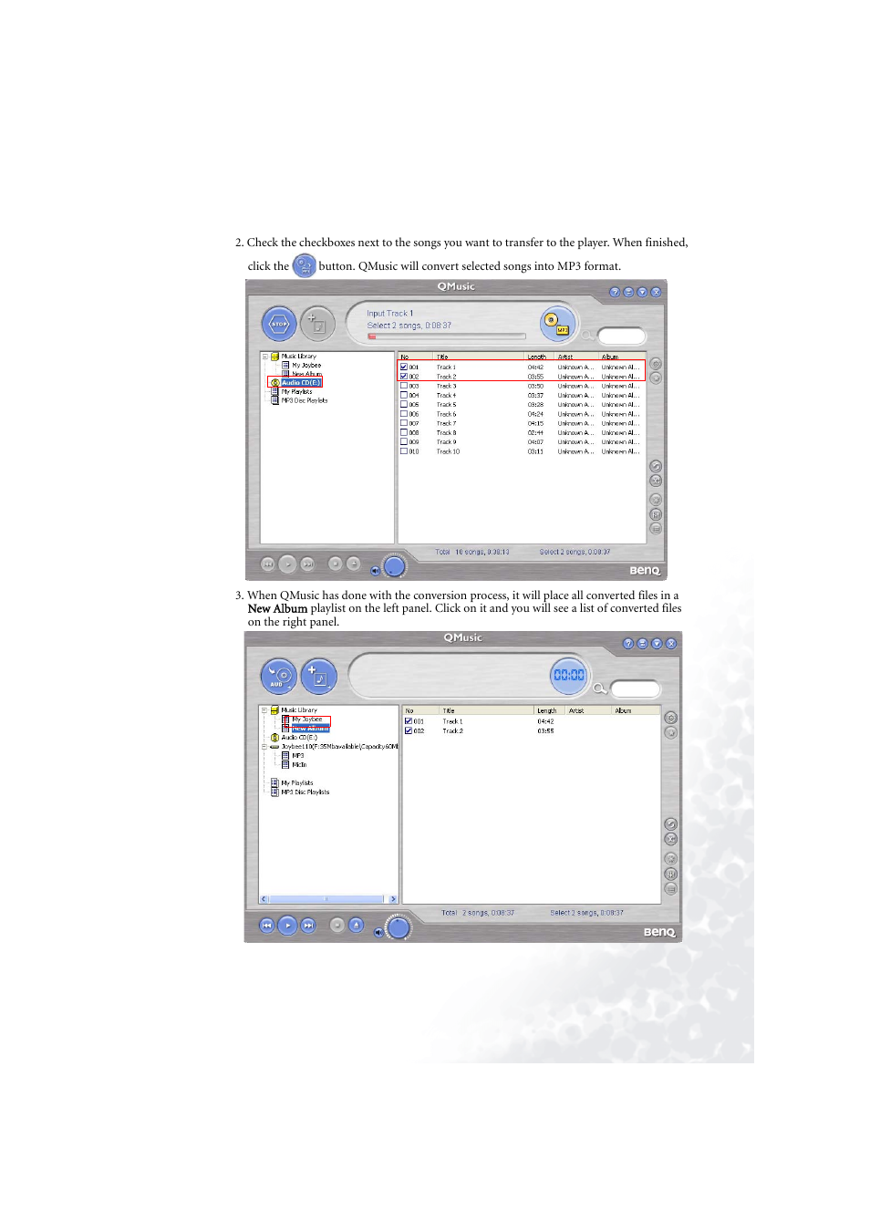 BenQ Joybee 110 User Manual | Page 19 / 27