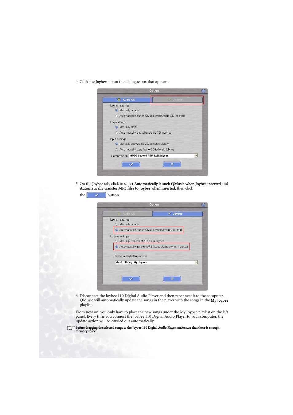 BenQ Joybee 110 User Manual | Page 24 / 27
