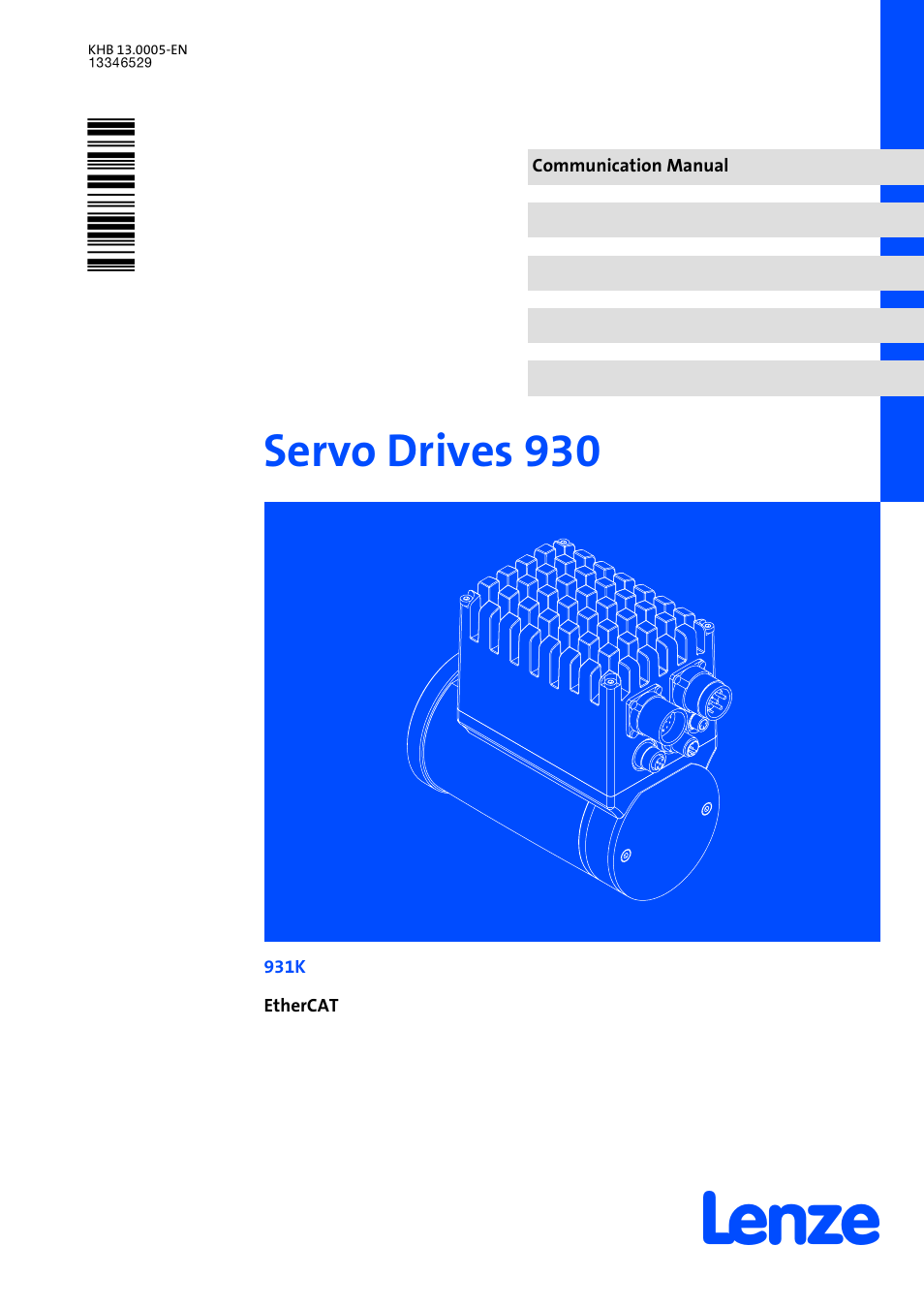 Lenze 931K User Manual | 43 pages