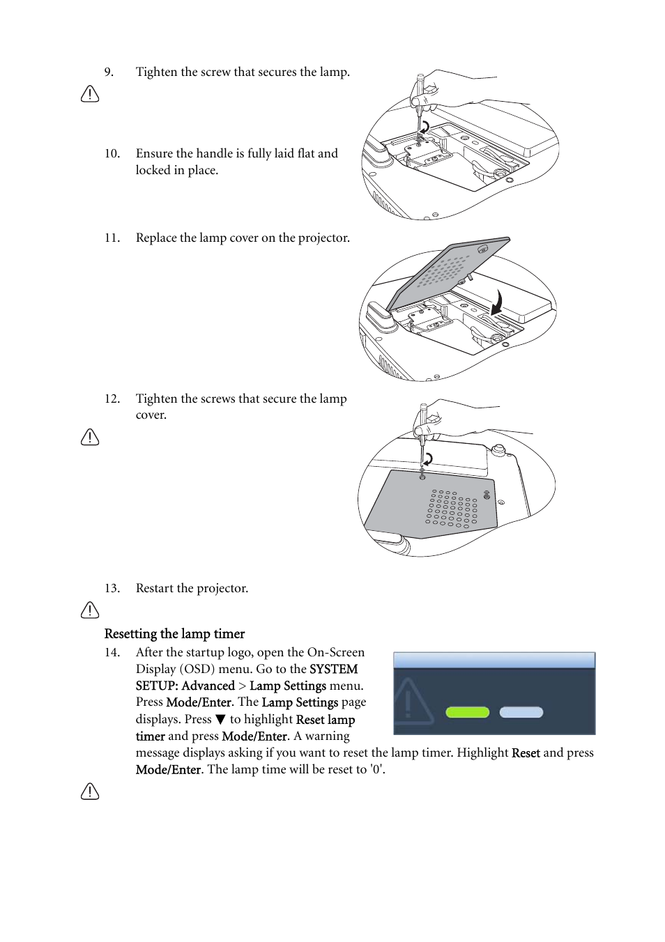 BenQ MP522 ST User Manual | Page 54 / 62
