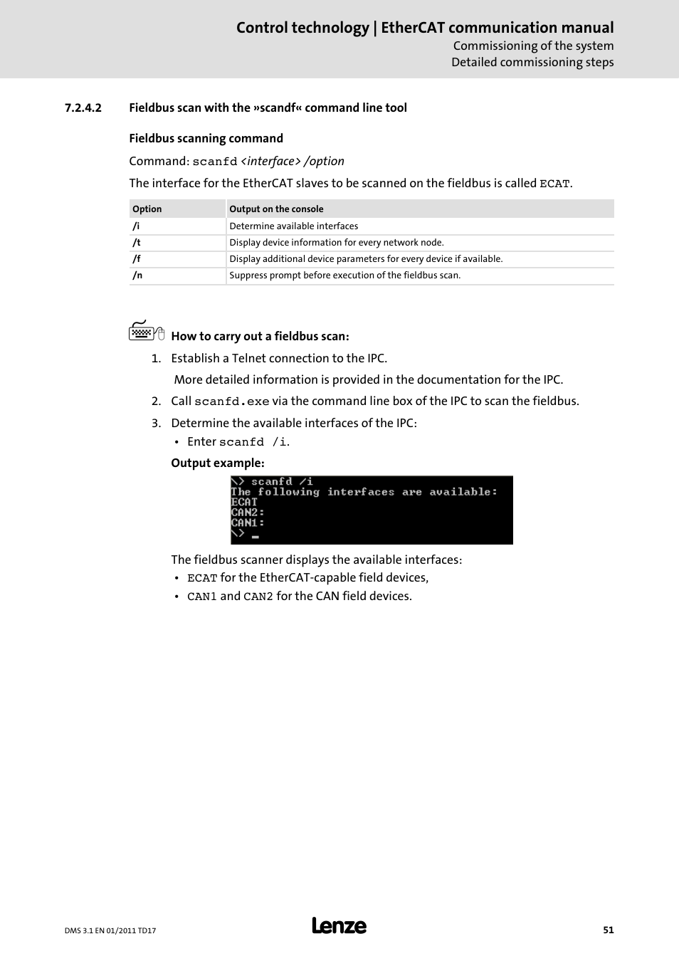 Control technology | ethercat communication manual | Lenze EtherCAT control technology User Manual | Page 51 / 204