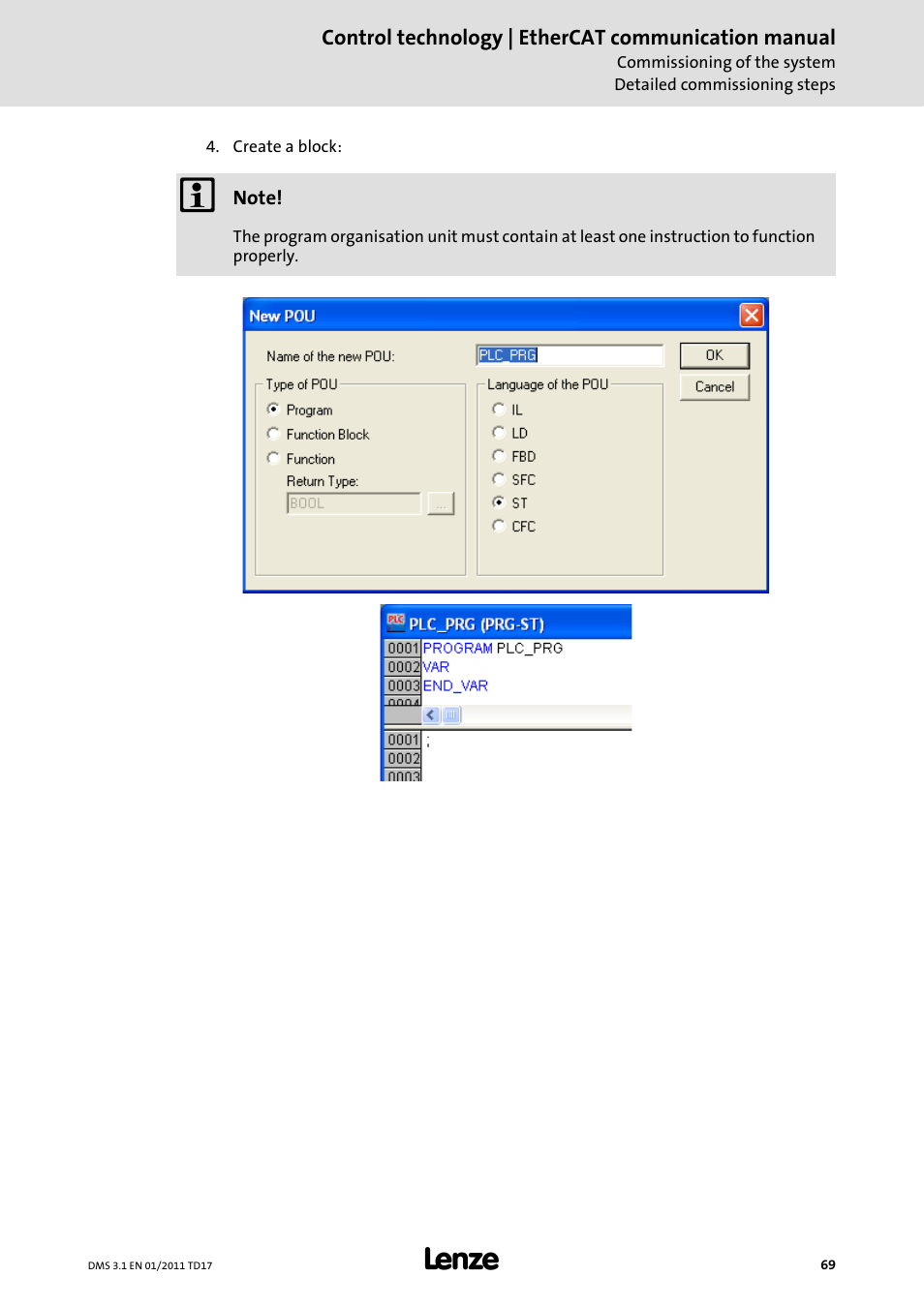 Lenze EtherCAT control technology User Manual | Page 69 / 204