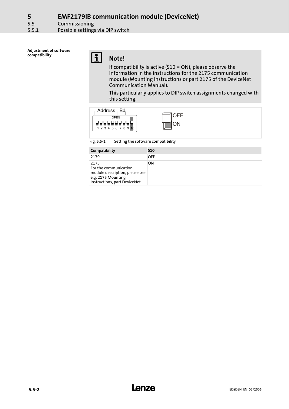 Emf2179ib communication module (devicenet) | Lenze EMF2179IB User Manual | Page 49 / 85