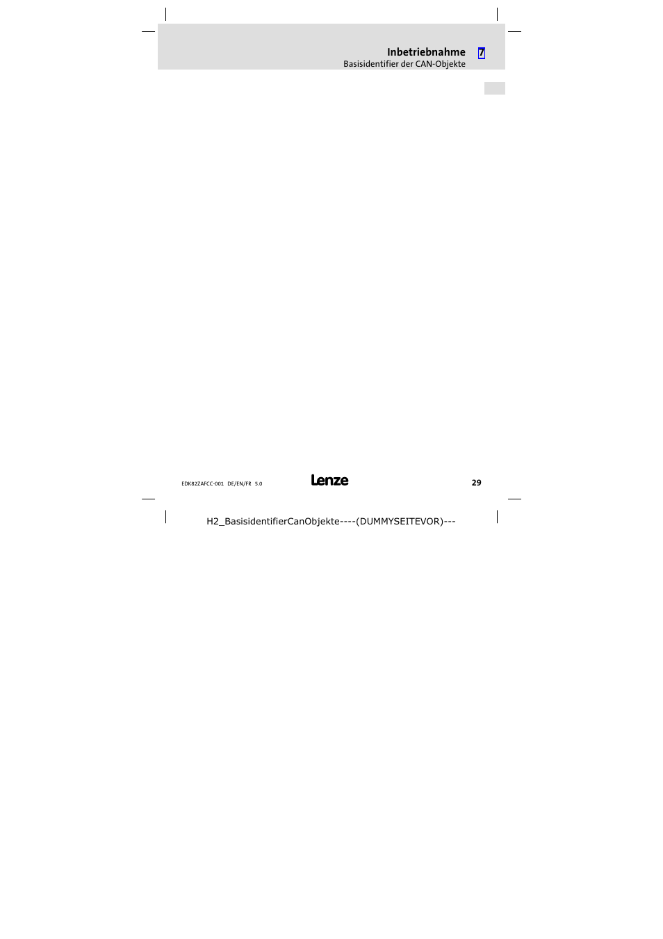 Lenze E82ZAFCC001 User Manual | Page 29 / 82