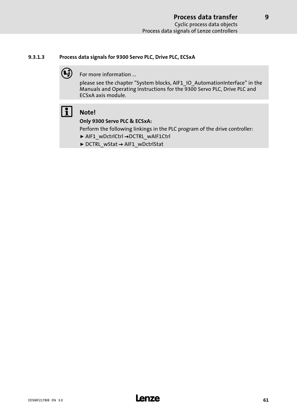 Lenze EMF2178IB User Manual | Page 61 / 154