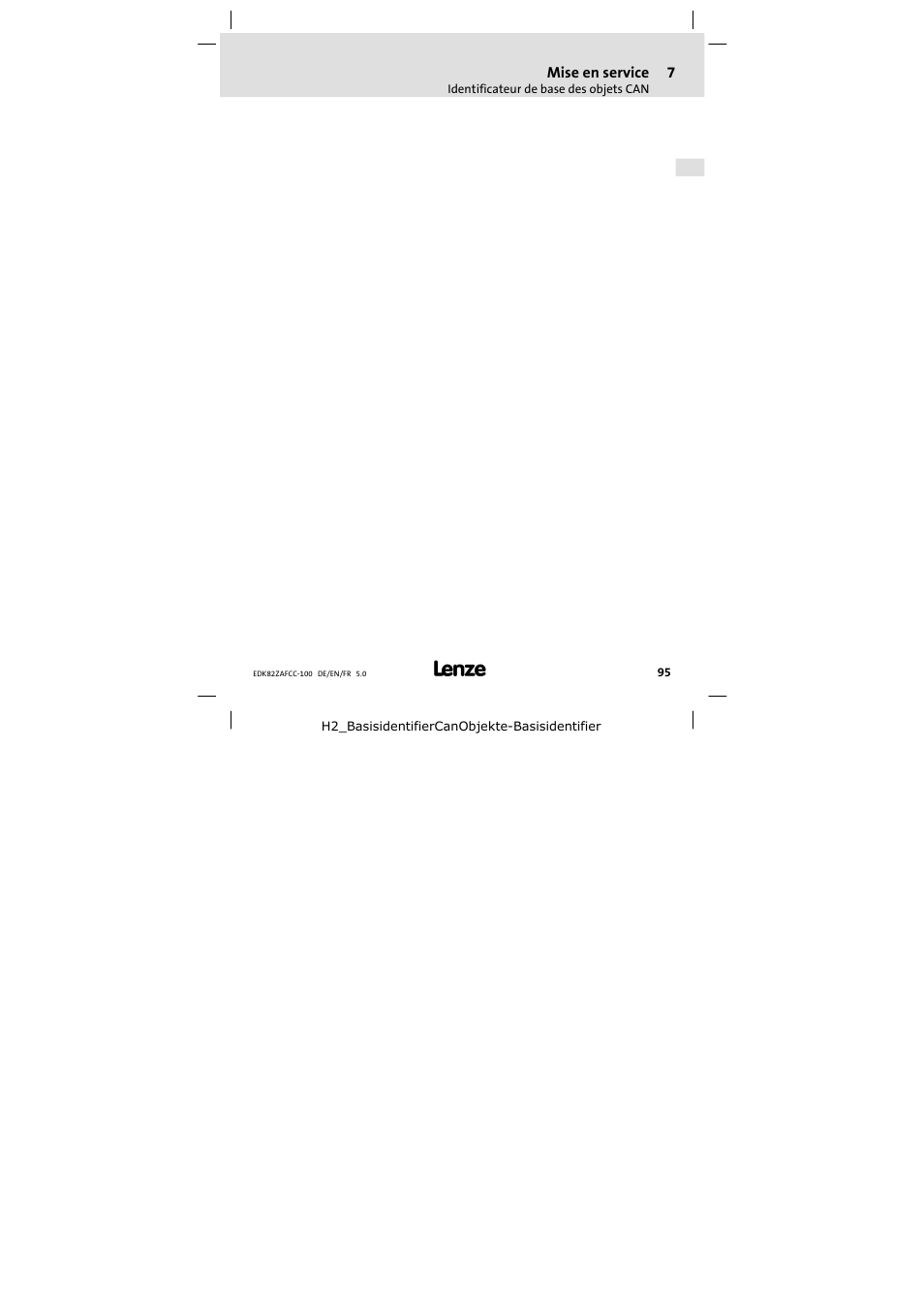 Lenze E82ZAFCC100 User Manual | Page 95 / 96