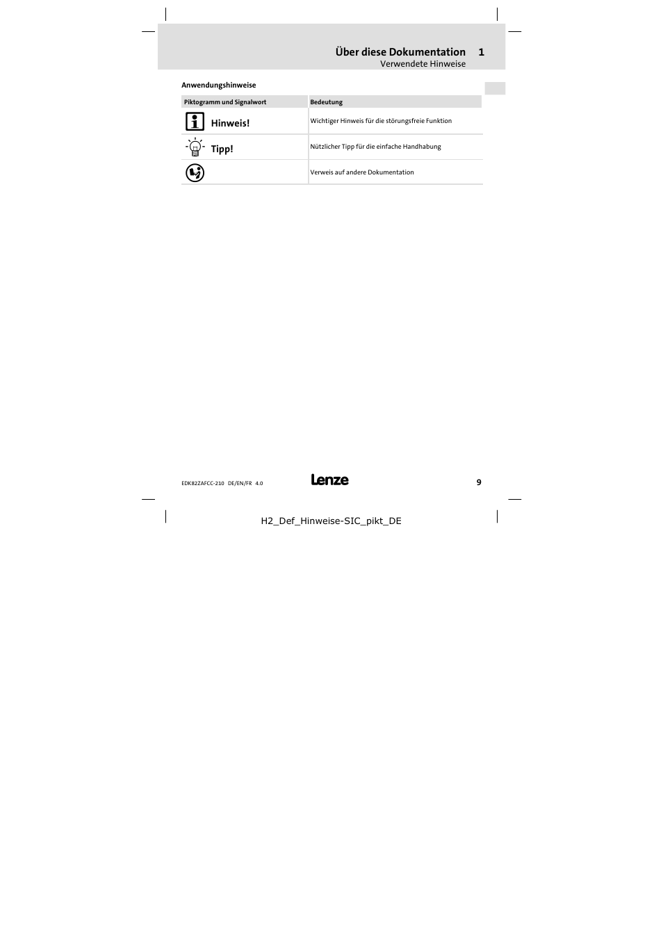 Lenze E82ZAFCC210 User Manual | Page 9 / 96