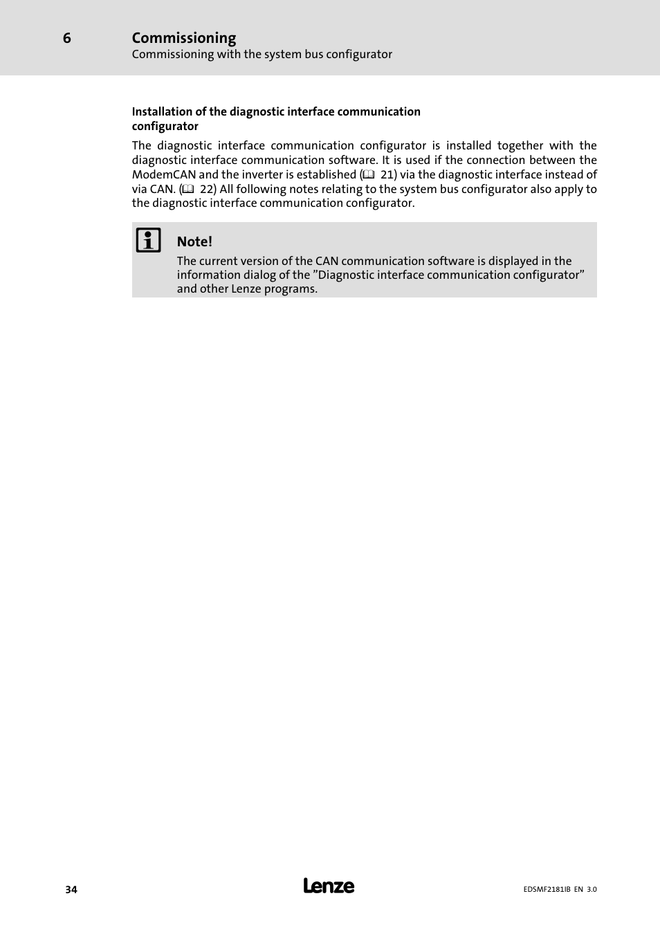 Lenze EMF2181IB User Manual | Page 34 / 83