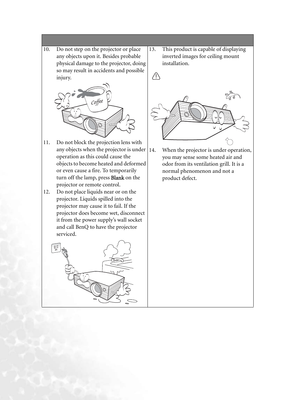 BenQ MP620 User Manual | Page 10 / 61