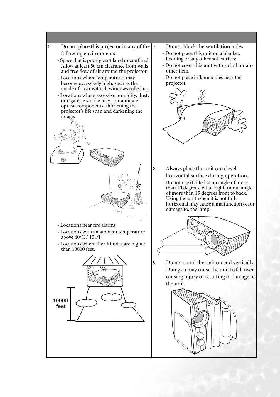 BenQ MP620 User Manual | Page 9 / 61