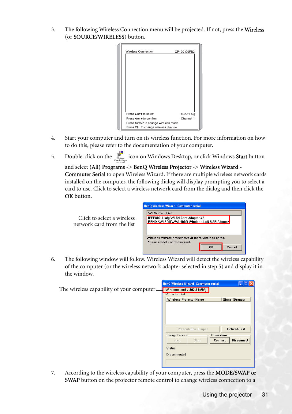 BenQ CP120 User Manual | Page 39 / 66