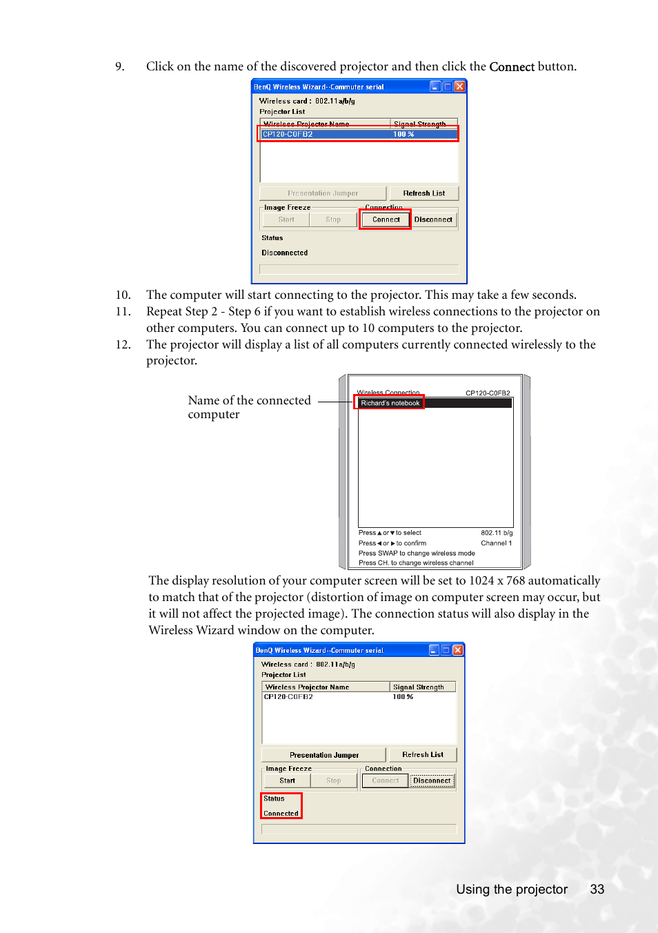BenQ CP120 User Manual | Page 41 / 66