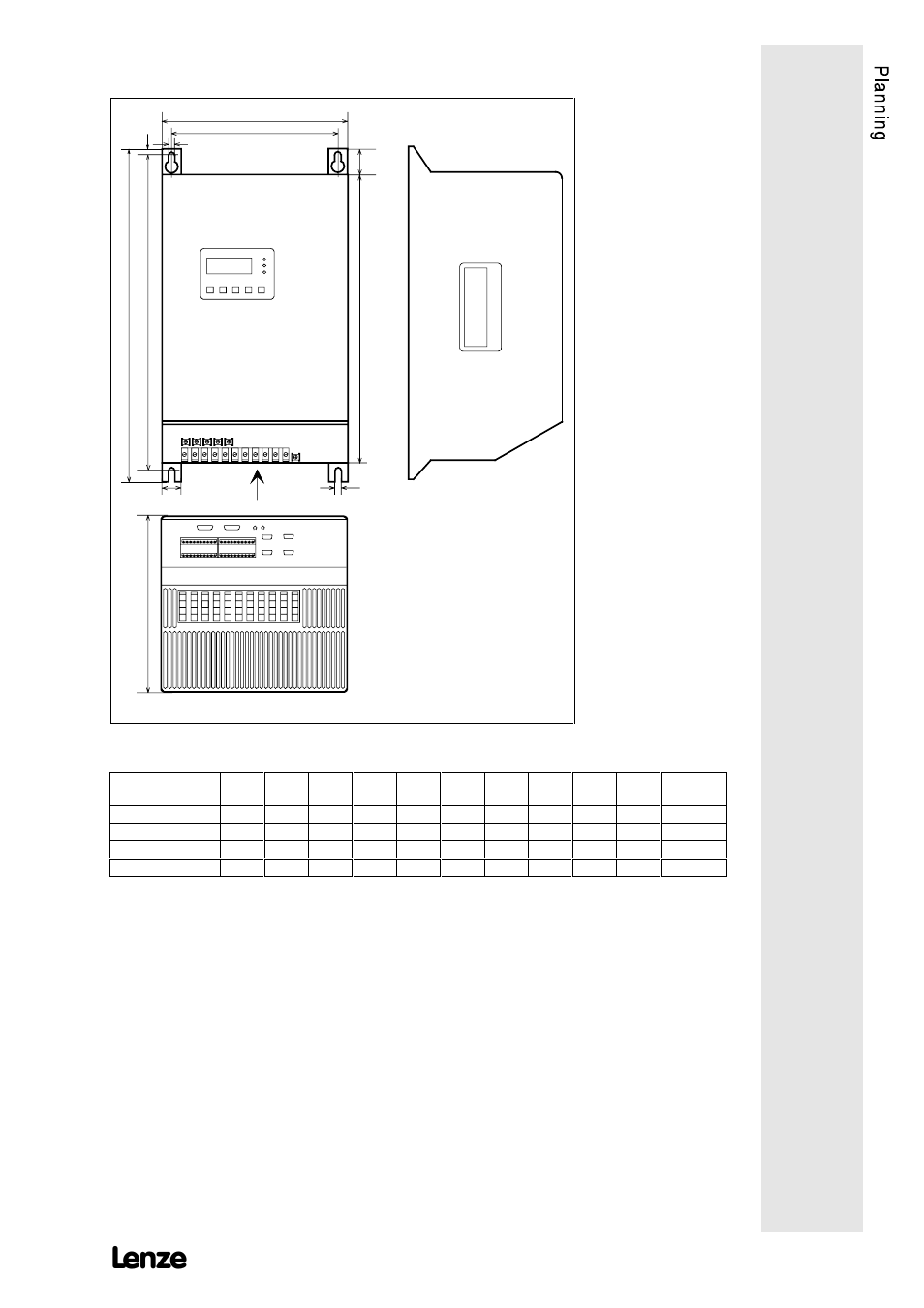 2 dimensions, 3 scope of supply | Lenze 8615E User Manual | Page 11 / 126