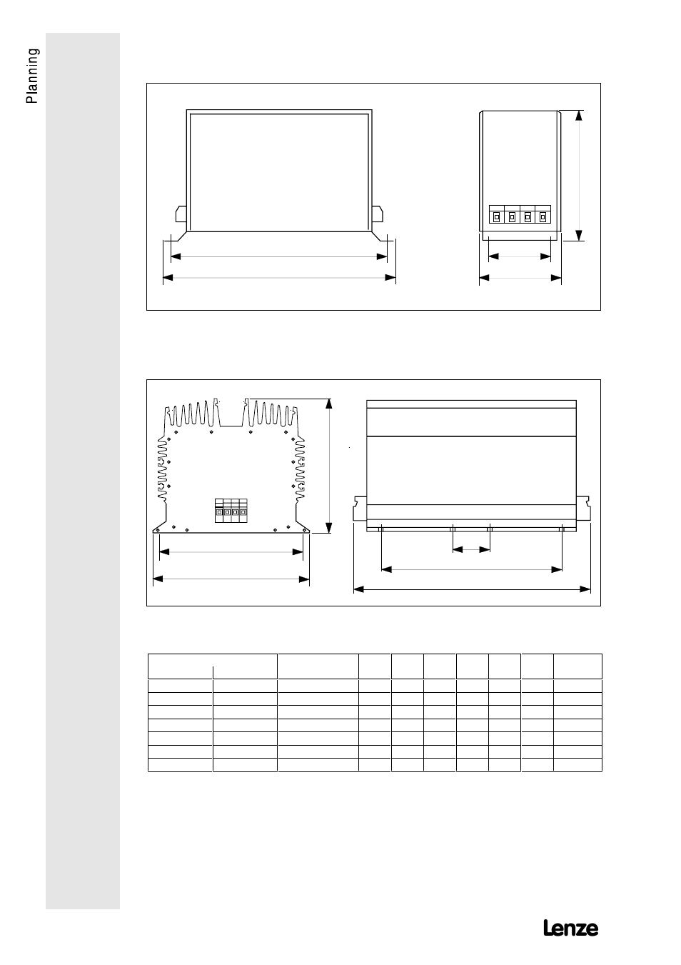 1 technical data of motor supply filters | Lenze 8615E User Manual | Page 48 / 126