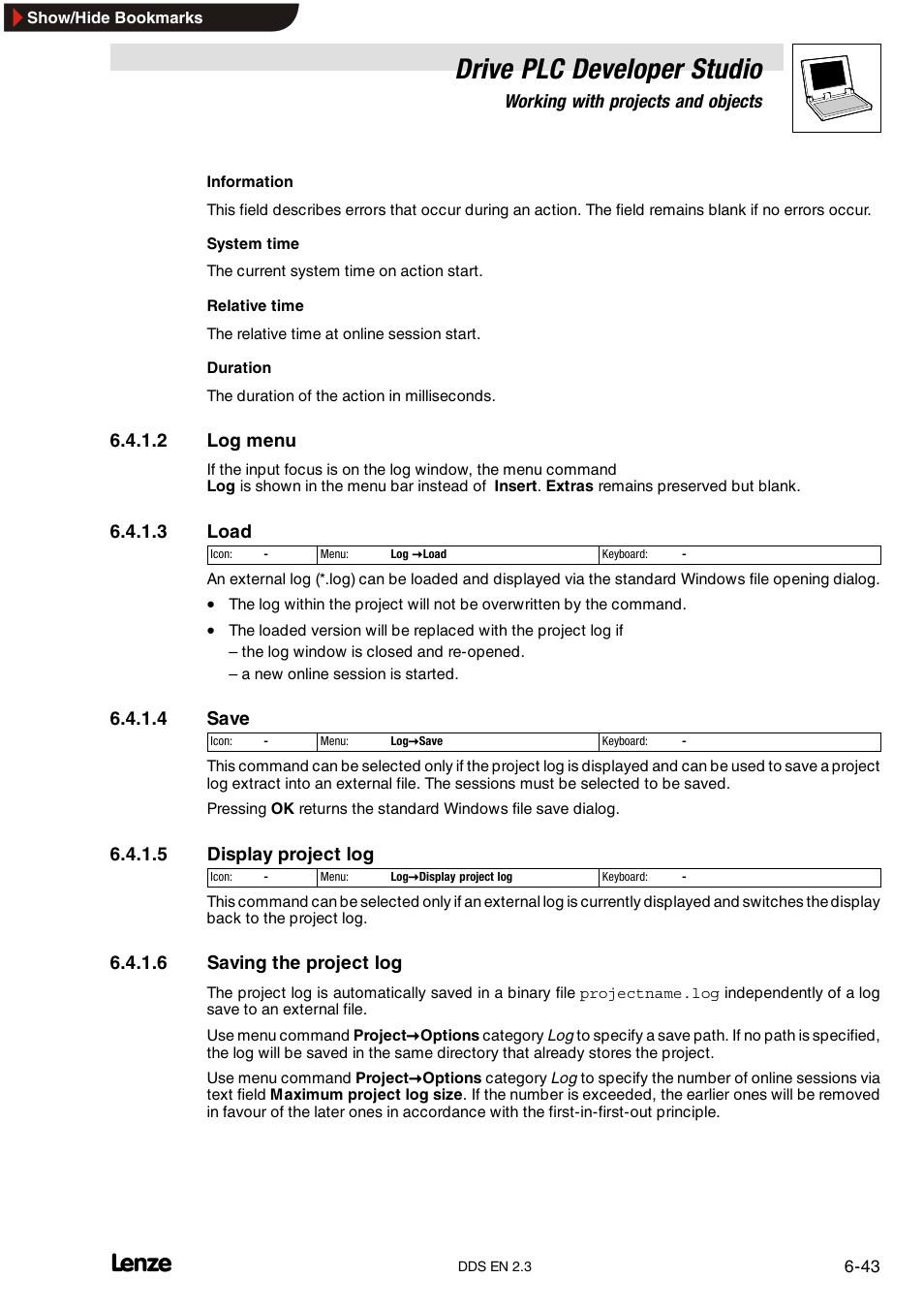 Drive plc developer studio | Lenze DDS v2.3 User Manual | Page 121 / 340