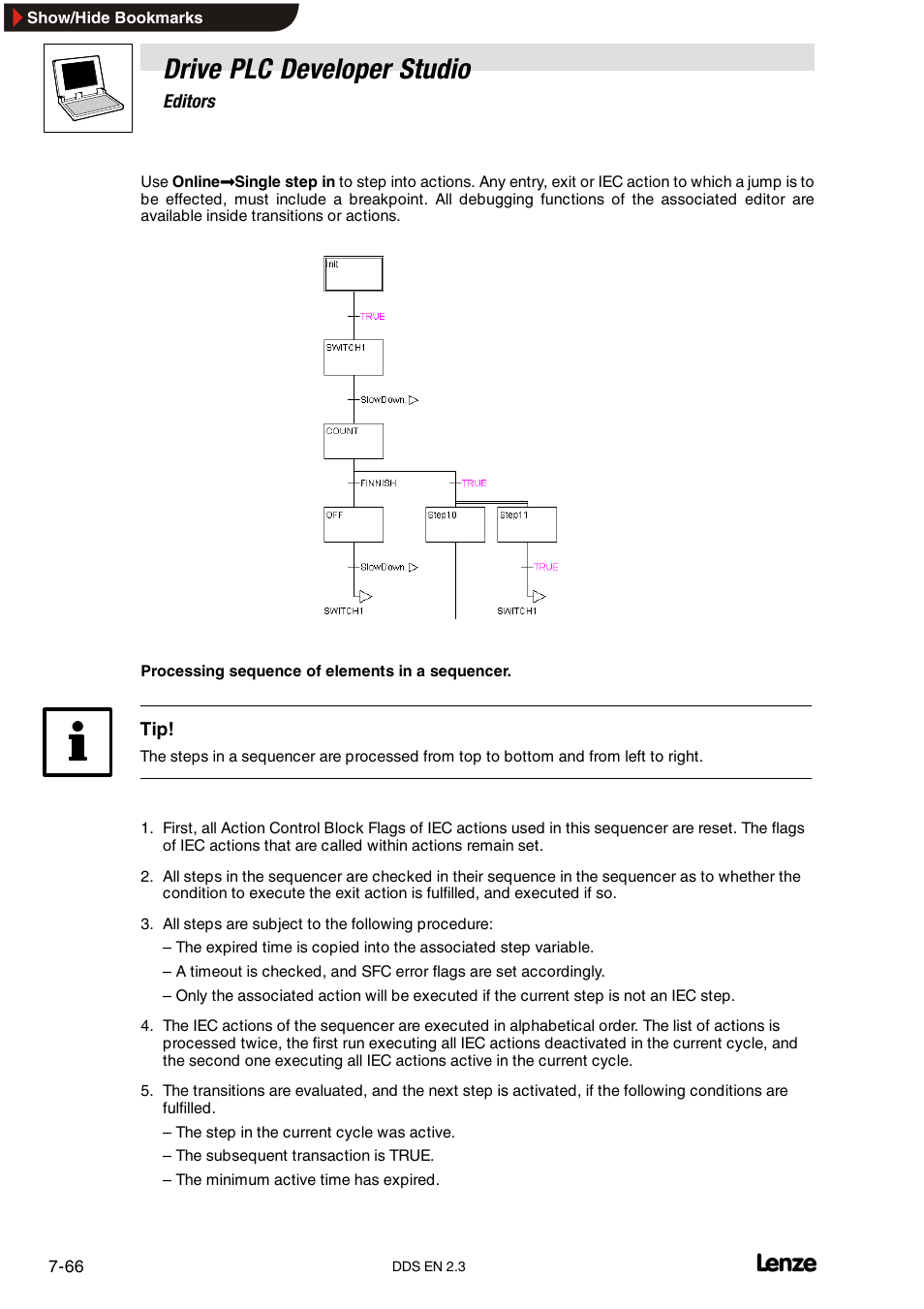 Drive plc developer studio | Lenze DDS v2.3 User Manual | Page 188 / 340