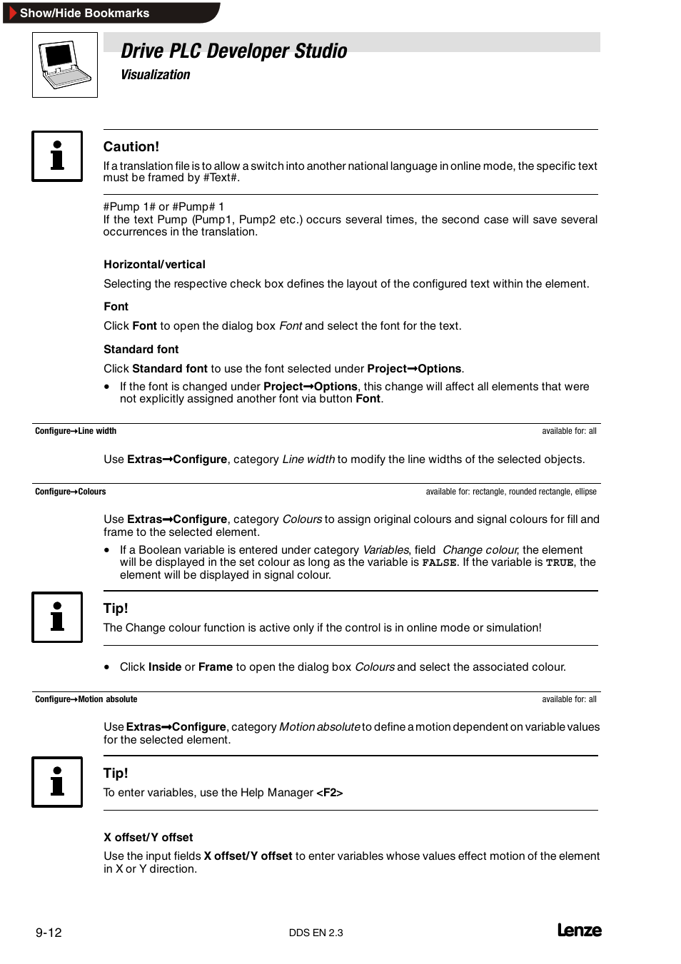 Drive plc developer studio | Lenze DDS v2.3 User Manual | Page 246 / 340