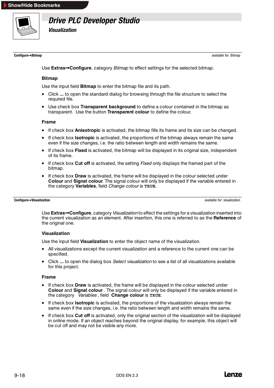 Drive plc developer studio | Lenze DDS v2.3 User Manual | Page 252 / 340