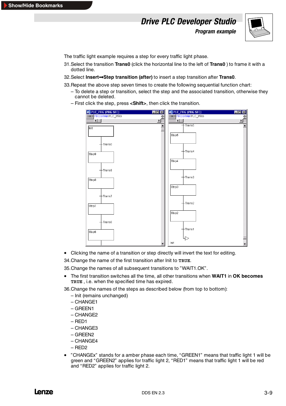 Drive plc developer studio | Lenze DDS v2.3 User Manual | Page 31 / 340
