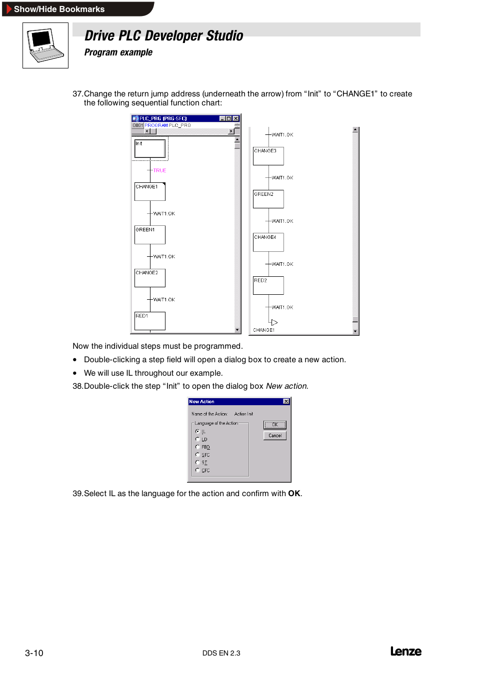 Drive plc developer studio | Lenze DDS v2.3 User Manual | Page 32 / 340