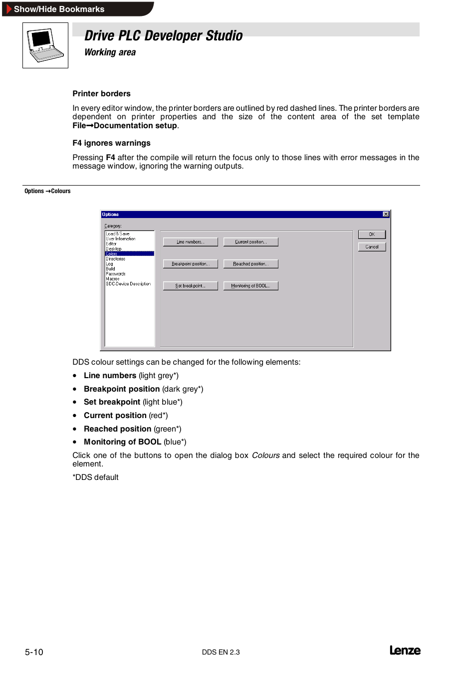 Drive plc developer studio | Lenze DDS v2.3 User Manual | Page 70 / 340