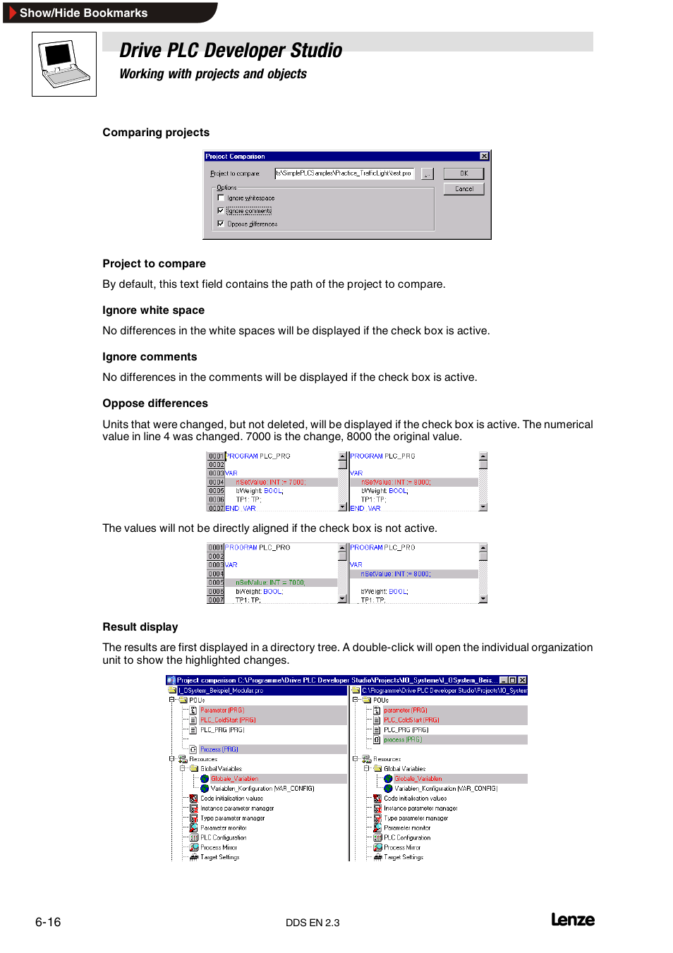 Drive plc developer studio | Lenze DDS v2.3 User Manual | Page 94 / 340