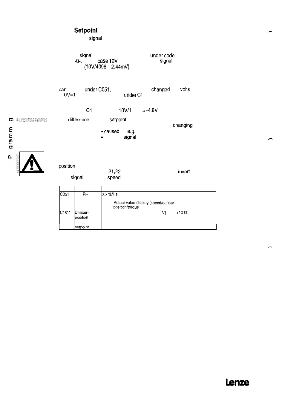 Lenze 8615E User Manual | Page 114 / 158