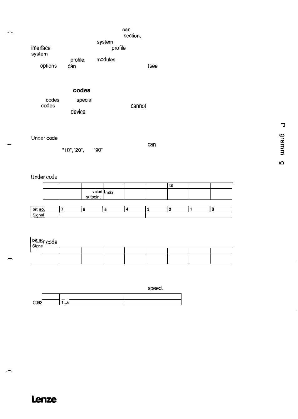 2 lecom2 interface (option), 3 lecom, 1 controller address | 2 operating state, 3 controller state, 4 pole pair number | Lenze 8615E User Manual | Page 143 / 158