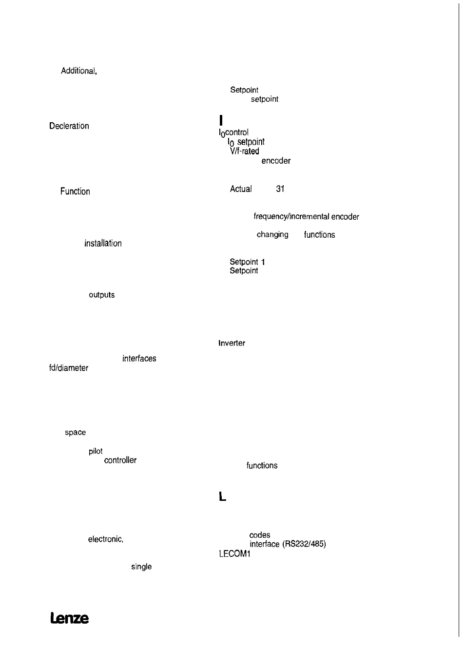 Lenze 8615E User Manual | Page 155 / 158