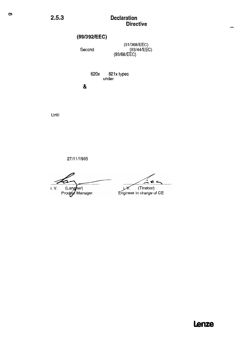 Lenze 8615E User Manual | Page 20 / 158