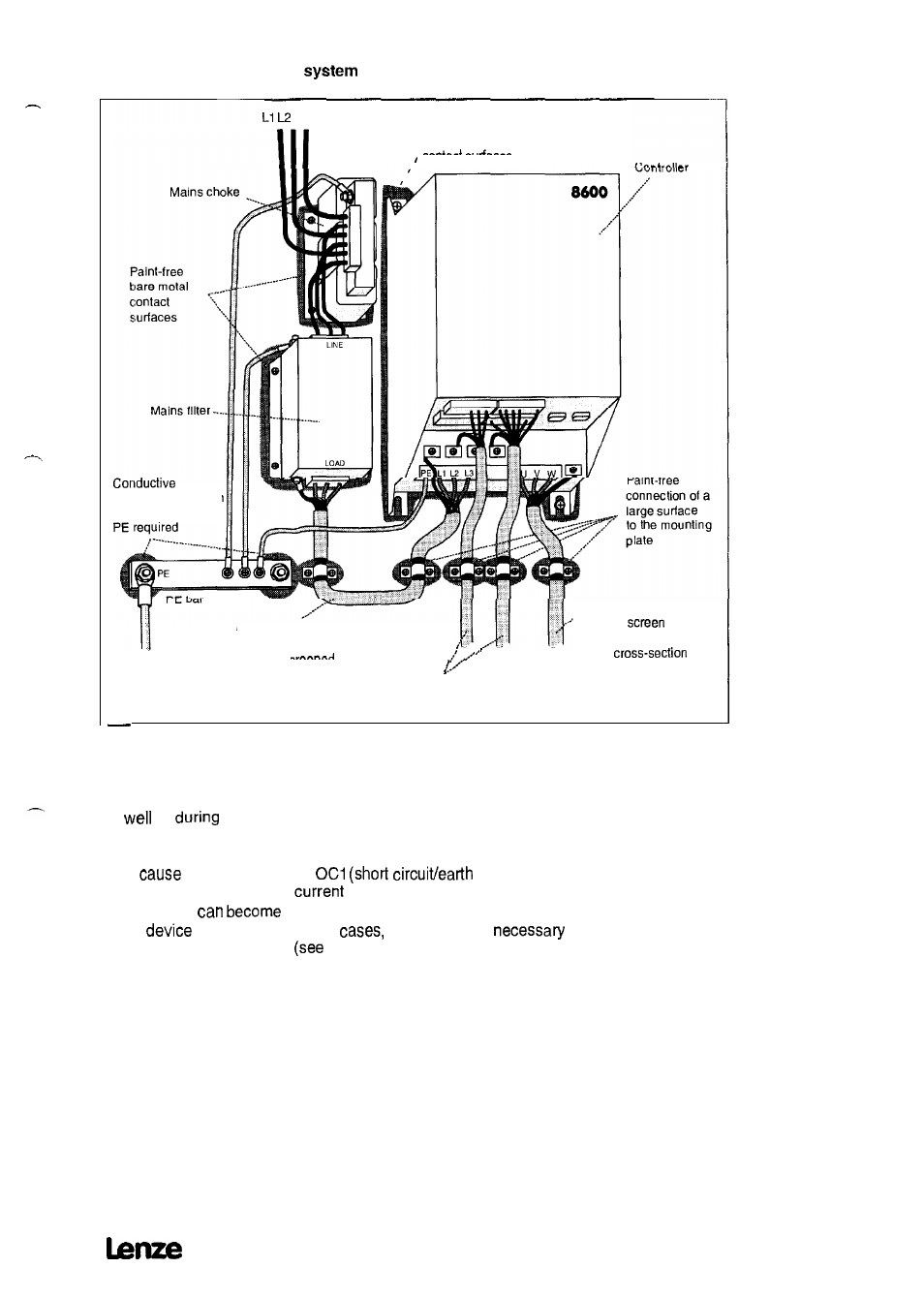 4 switching on the motor side | Lenze 8615E User Manual | Page 29 / 158