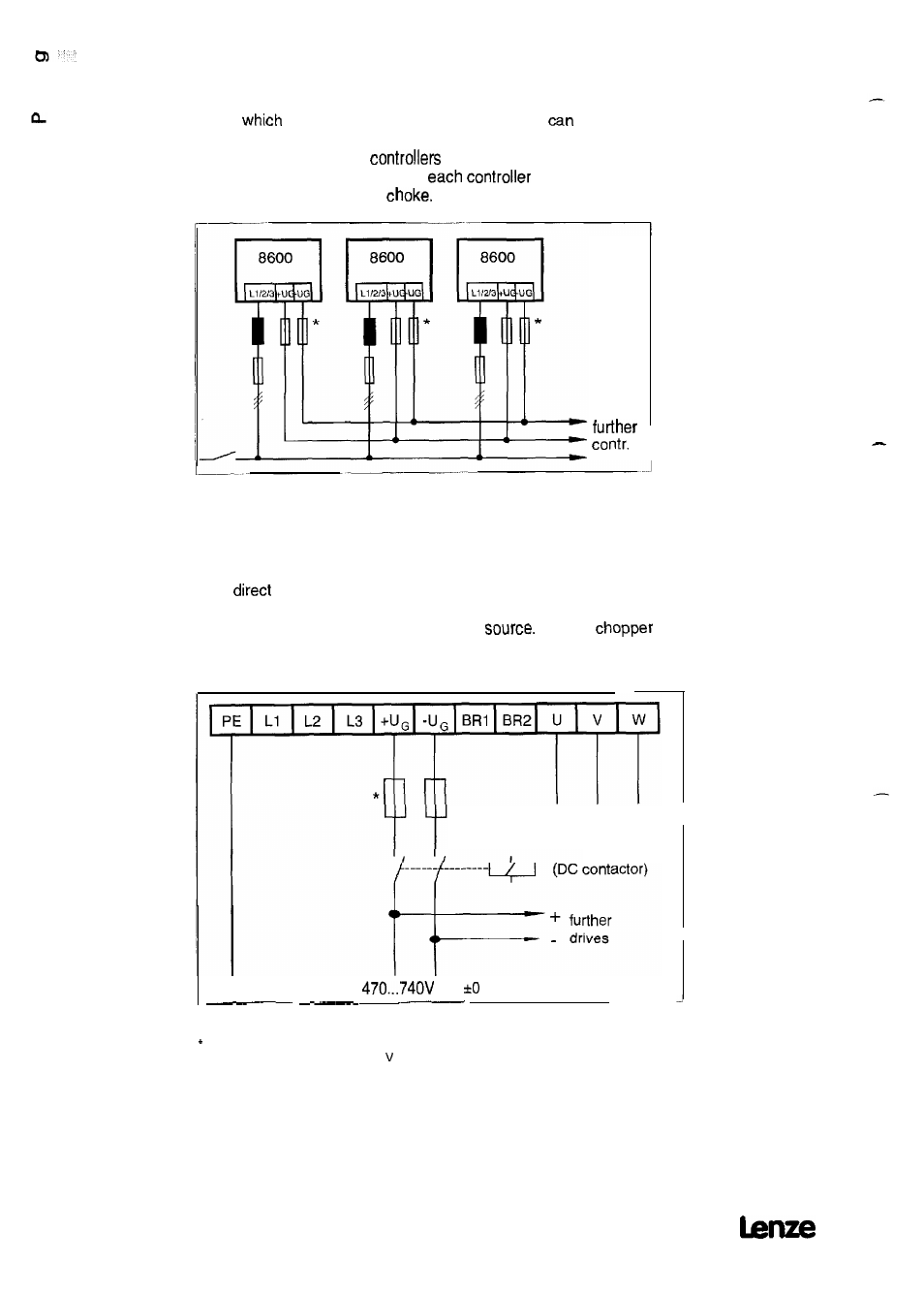 2 dc-voltage supply | Lenze 8615E User Manual | Page 38 / 158