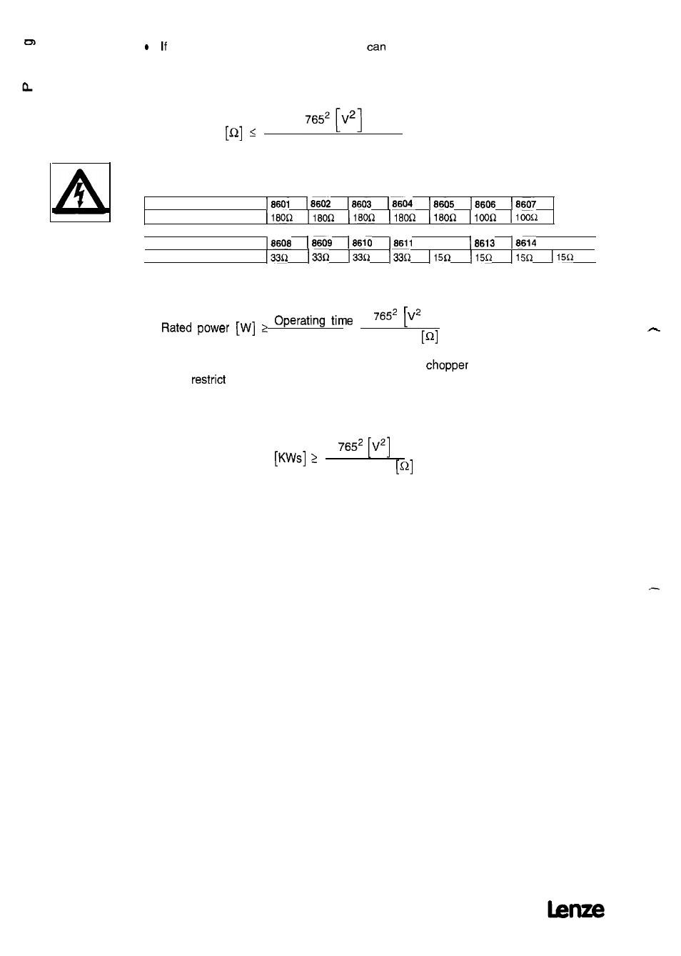 Lenze 8615E User Manual | Page 42 / 158