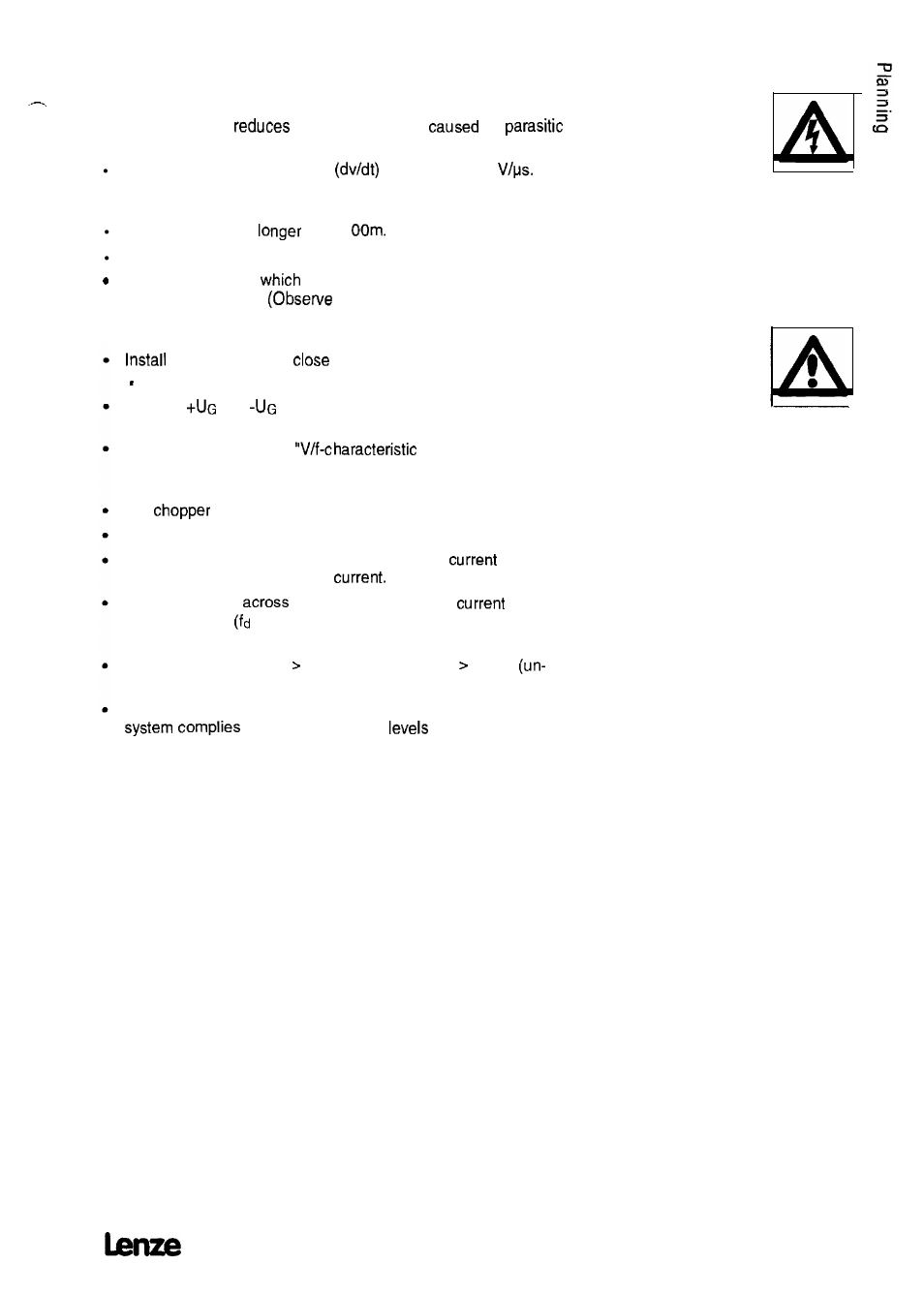 3 motor filter | Lenze 8615E User Manual | Page 47 / 158