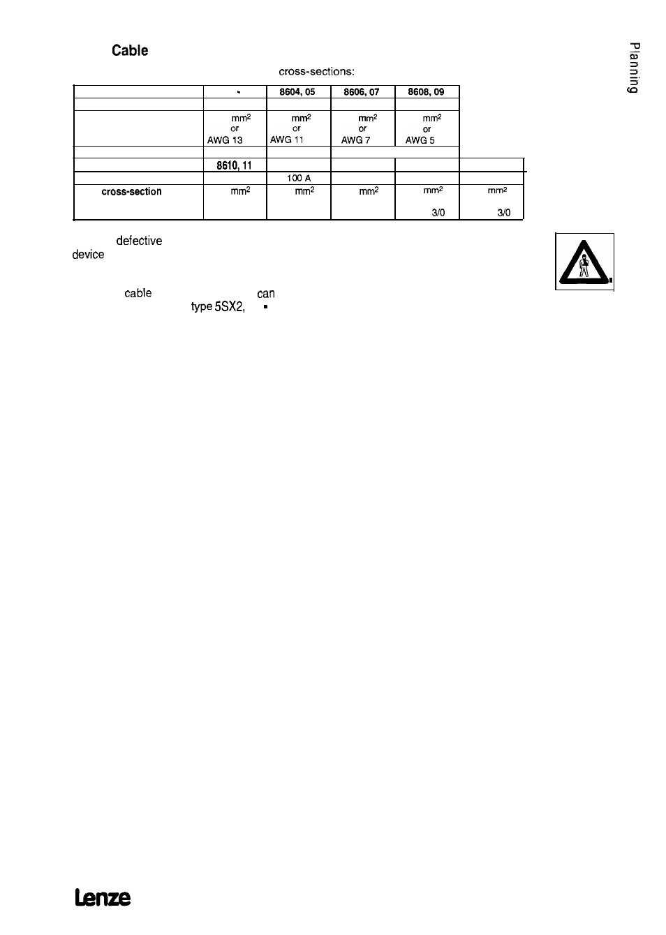 5 protection | Lenze 8615E User Manual | Page 51 / 158