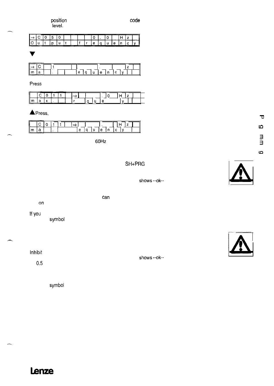 Lenze 8615E User Manual | Page 59 / 158