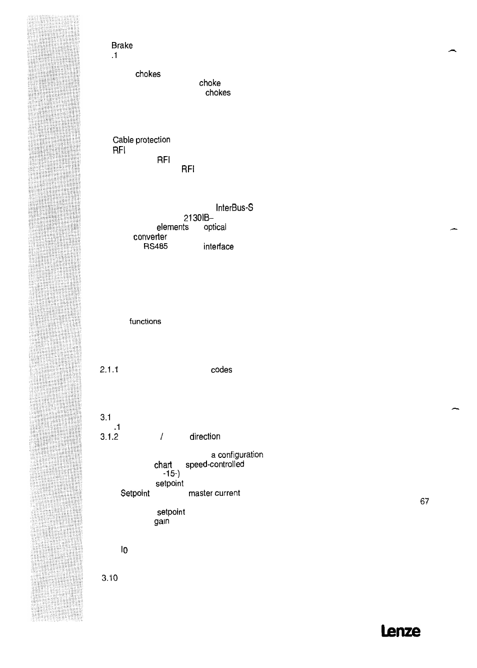 Parameter setting | Lenze 8615E User Manual | Page 6 / 158