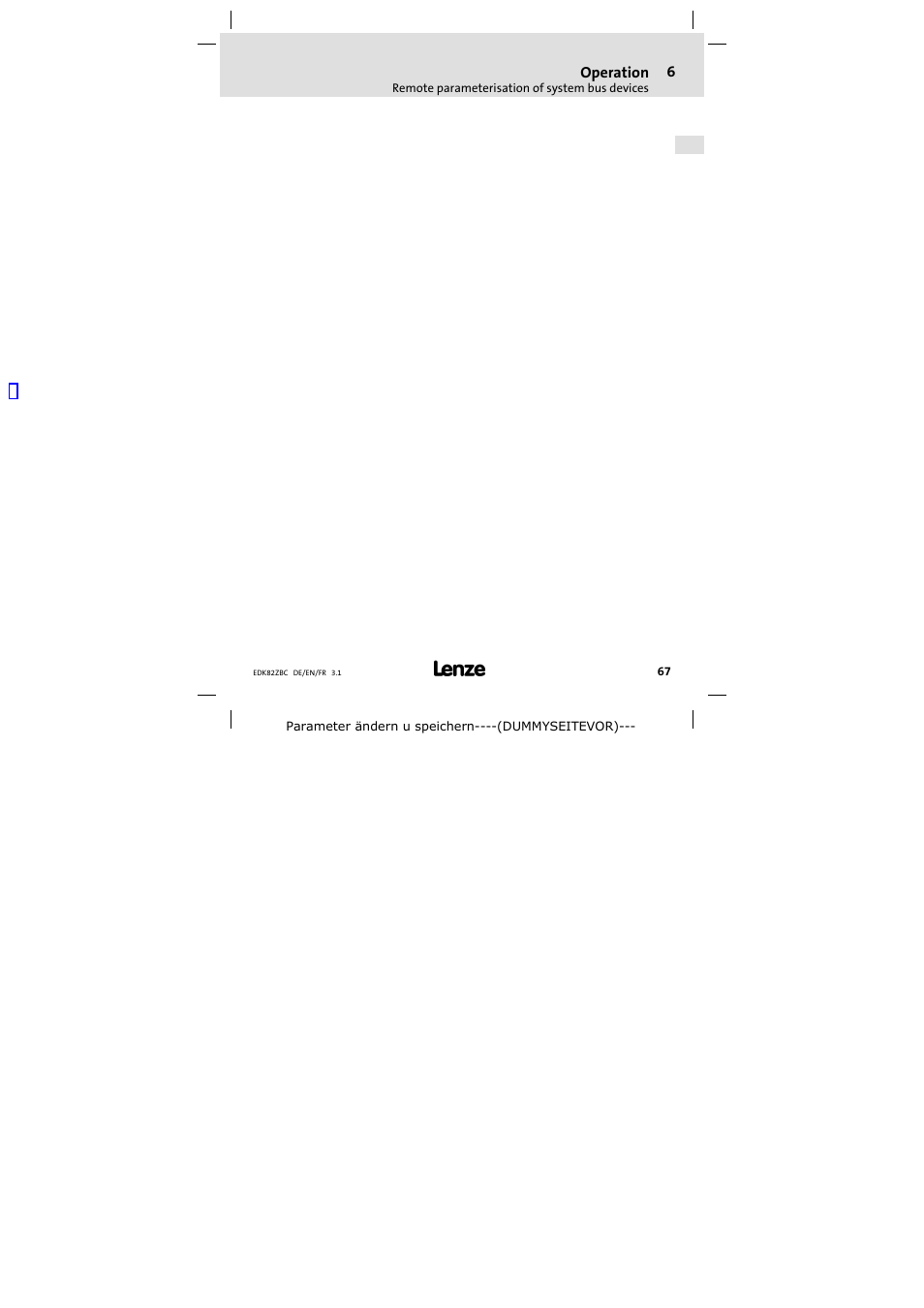 Lenze E82ZBC User Manual | Page 67 / 102