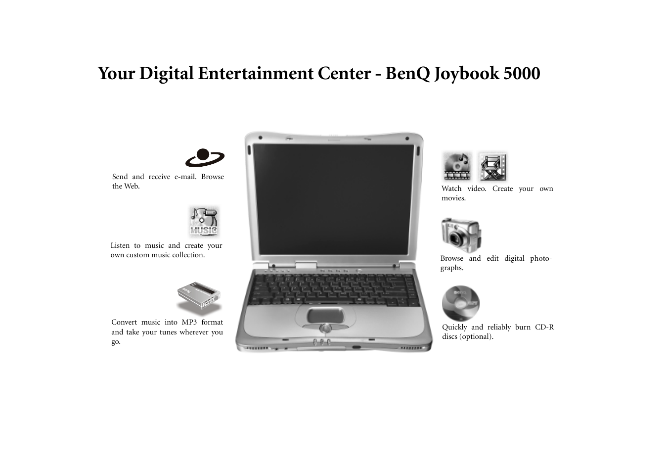 BenQ Joybook 5000 User Manual | Page 13 / 40